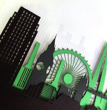 Load image into Gallery viewer, Framed London Skyline Cut Out Wall Art
