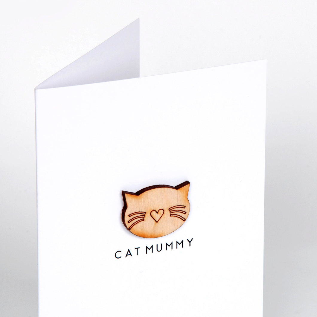 Cat Mummy Greetings Card
