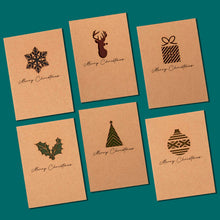 Load image into Gallery viewer, Christmas Card Mixed Designs 6 Pack
