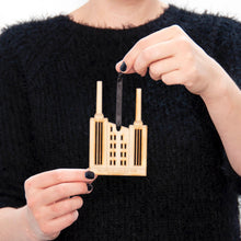 Load image into Gallery viewer, Personalised Battersea Power Station Christmas Decoration
