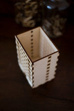 Load image into Gallery viewer, Architectural Laser Cut Wooden Desk Tidy
